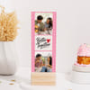 Buy Personalized Bhaiya Bhabhi Photo Wooden Stand for Rakhi