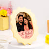 Buy Personalized Bhaiya Bhabi Scalloped Photo Frame