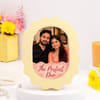 Shop Personalized Bhaiya Bhabi Scalloped Photo Frame