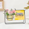 Shop Personalized Birthday Celebration Swinging Metal Planter