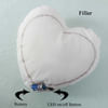 Buy Personalized Birthday Heart-Shaped LED Cushion for Wife