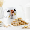 Personalized Birthday Mug And Kaju Katli Combo Online