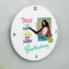 Gift Personalized Birthday Photo Clock