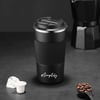Gift Personalized Black Insulated Coffee Tumbler