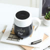 Buy Personalized Black Steel Mug For Valentine's Day