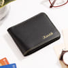 Buy Personalized Black Wallet & Keychain Set for Dad