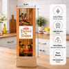 Gift Personalized Blessed by Bappa Photo Wooden Stand