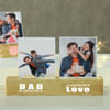 Shop Personalized Block Photo Frames For Dad - Set of 4