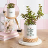 Personalized Blooming with Bappa Jade Plant