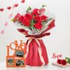 Personalized Blooms Of Love Valentine's Day Combo Online