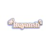 Buy Personalized Blue Acrylic Name Magnet For Kids