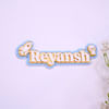 Personalized Blue Acrylic Name Magnet For Kids Online