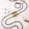 Buy Personalized Blue Floral Rakhi and Travel Mug Rakhi Gift