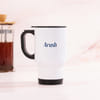 Shop Personalized Blue Floral Rakhi and Travel Mug Rakhi Gift