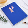 Personalized Blue Vegan Leather Diary Online