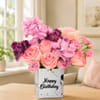 Buy Personalized Blush Roses Arrangement