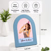 Gift Personalized Born to Shine Blue Wooden Frame