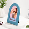 Shop Personalized Born to Shine Blue Wooden Frame