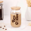 Shop Personalized Bro Coffee Glass Tumbler for Rakhi