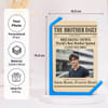 Gift Personalized Brother Newspaper Acrylic Photo Frame