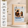 Gift Personalized Brother Photo Wooden Frame for Bhai Dooj