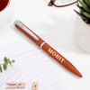 Gift Personalized Brown Diary And Pen Combo