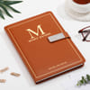 Buy Personalized Brown Diary And Pen Combo