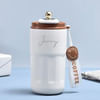 Gift Personalized Brown Insulated Steel Flask