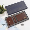 Buy Personalized Brown Leather Travel Accessory Set for Him