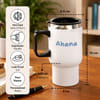 Gift Personalized Business Cat Travel Mug