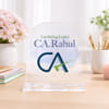 Personalized CA Acrylic Desk Stand