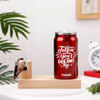 Gift Personalized Can Tumbler With Wooden Eyeglasses Stand
