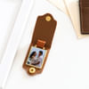 Personalized Captured Memories Leather Keychain Online