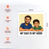 Gift Personalized Caricature Fridge Magnet for Father's Day