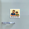 Personalized Caricature Fridge Magnet for Father's Day
