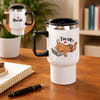 Personalized Cat Travel Mug
