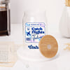 Shop Personalized Catch Flights Not Feelings Glass Tumbler