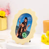 Buy Personalized Certified Bestie Yellow Scallop Photo Frame