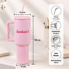 Gift Personalized Chanchal Mann Pink Steel Tumbler