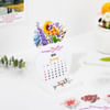 Buy Personalized Charming Flowers Mini Calendar