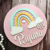 Shop Personalized Charming Rainbow Nameplate