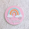 Personalized Charming Rainbow Nameplate Online