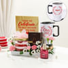 Personalized Cheers To Togetherness Anniversary Hamper Online