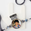 Gift Personalized Chota Bhai Photo Rakhi with Ferrero Rocher