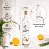 Gift Personalized Christmas Cheer Glass Bottle