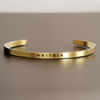 Gift Personalized Classic Gold Bracelet