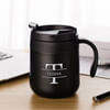 Gift Personalized Classy Black Coffee Flask