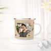Gift Personalized Coffee Lovers Enamel Mug