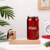 Gift Personalized Coke Can With Eyeglasses Stand