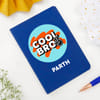 Buy Personalized Cool Bro Blue Notebook  For Rakhi